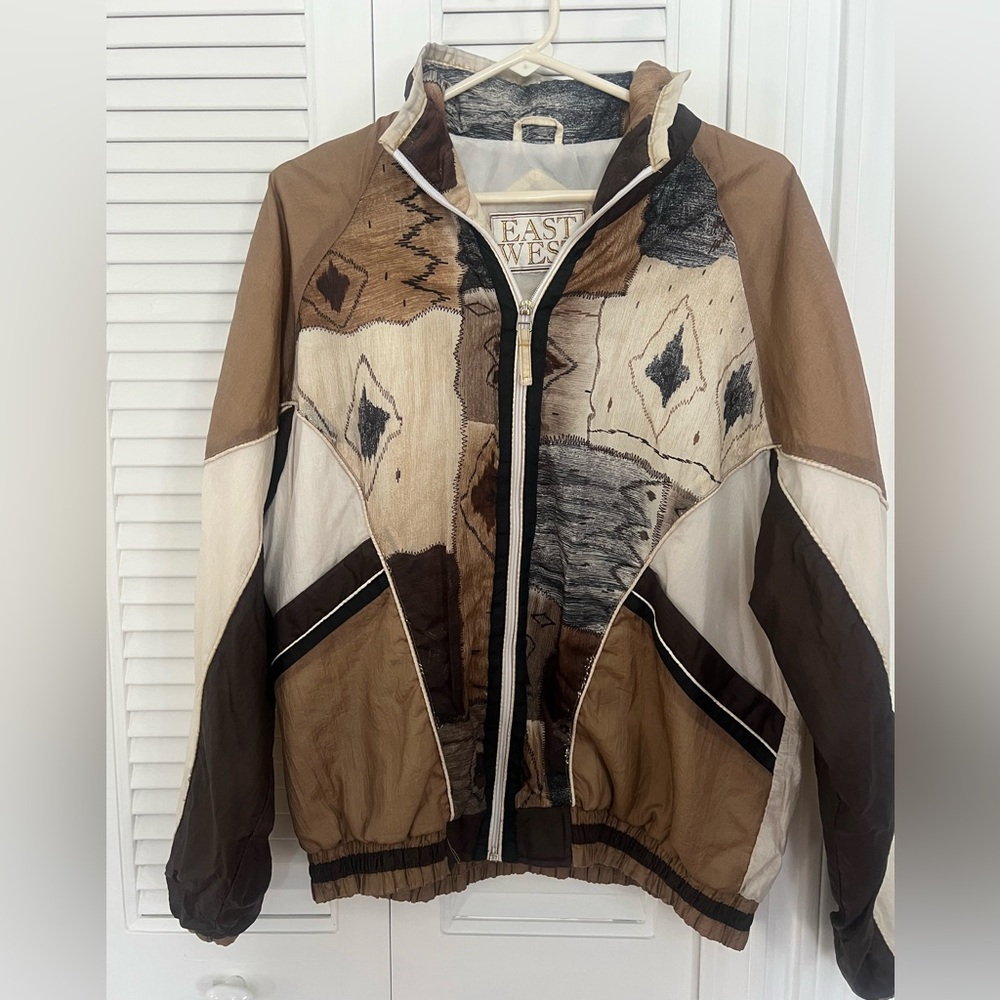 Retro windbreaker jacket